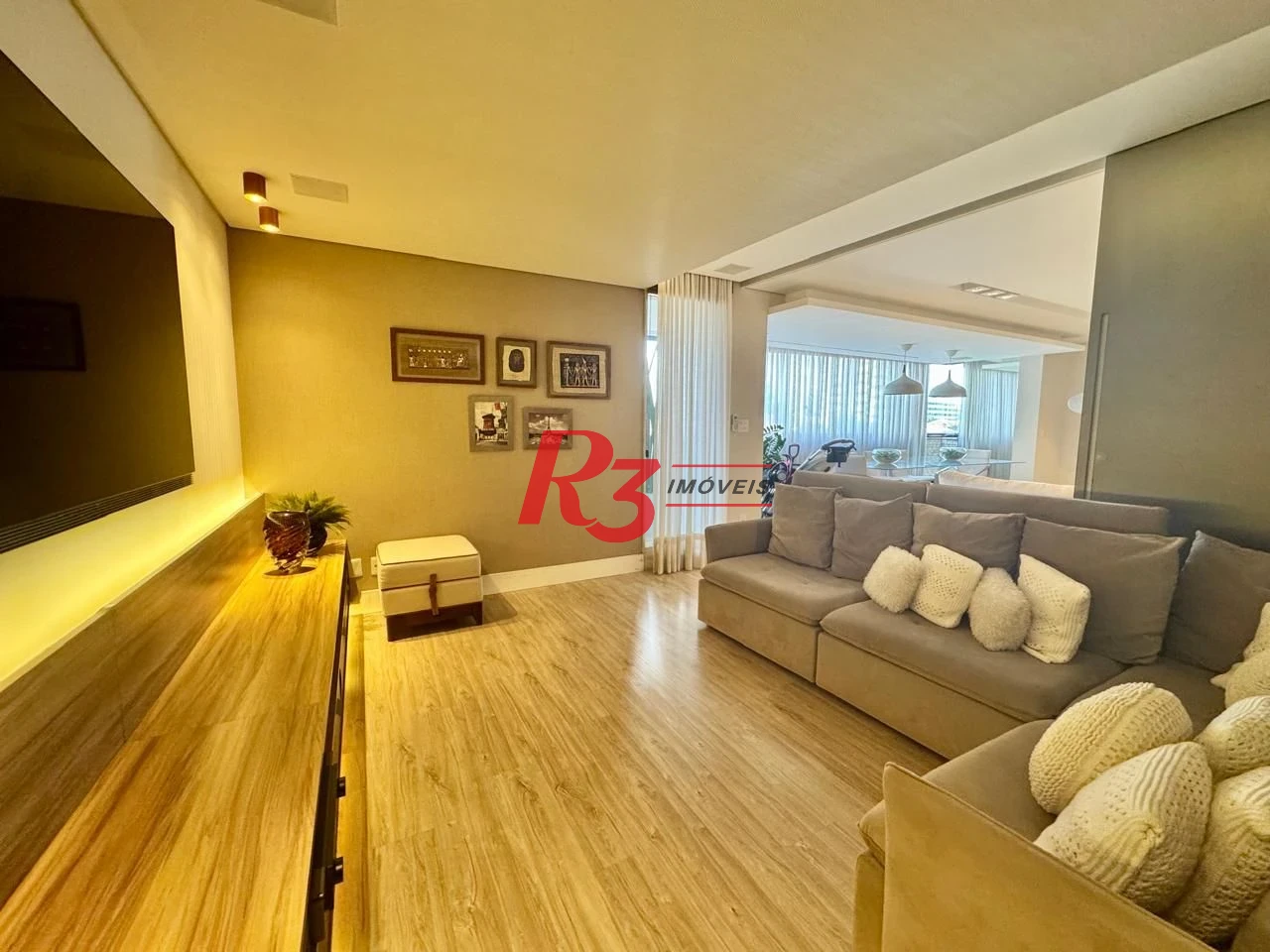 Apartamento Garden com 3 dormitórios à venda, 401 m² por R$ 4.500.000,00 - Vila Rica - Santos/SP