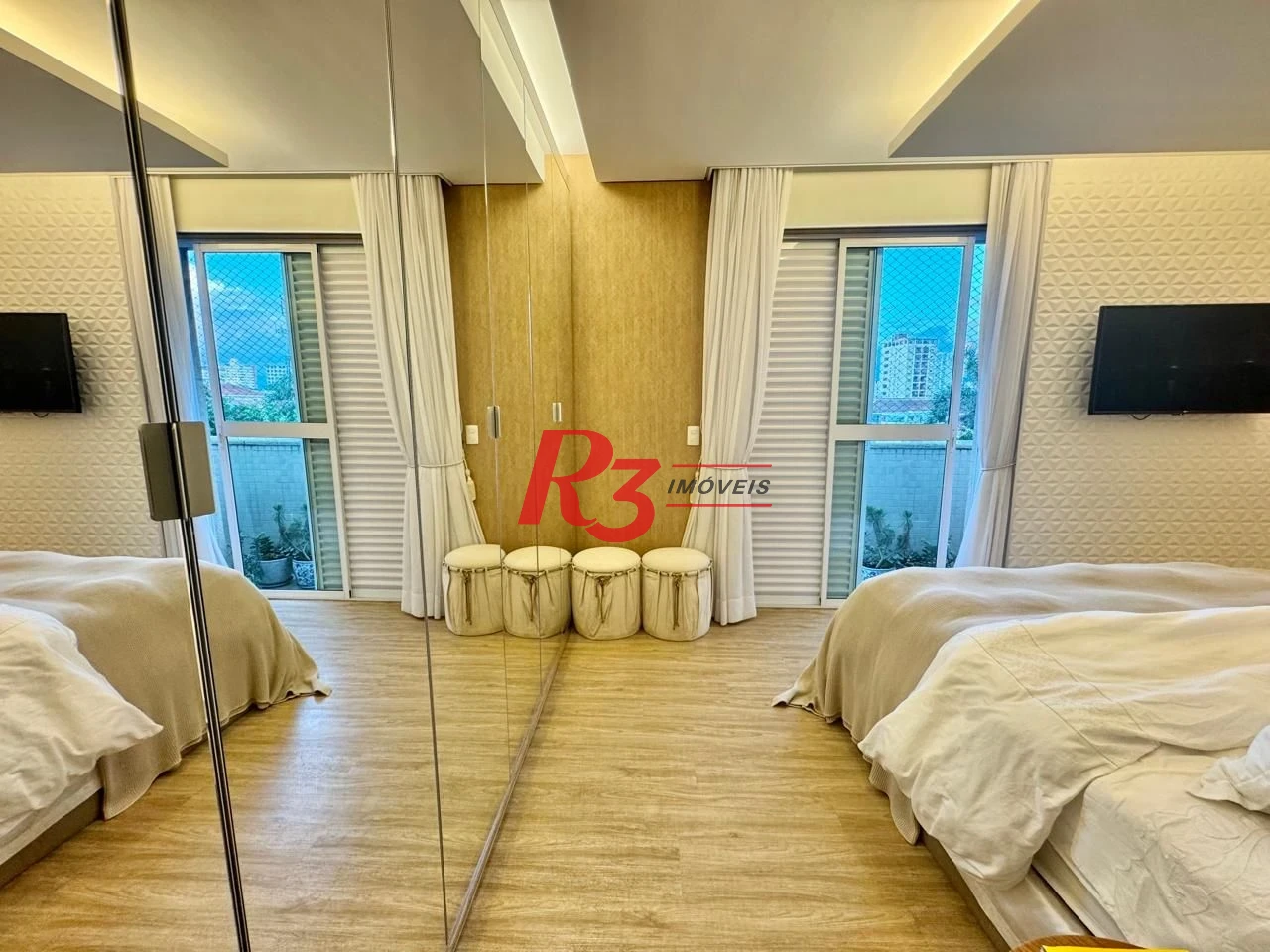 Apartamento Garden com 3 dormitórios à venda, 401 m² por R$ 4.500.000,00 - Vila Rica - Santos/SP