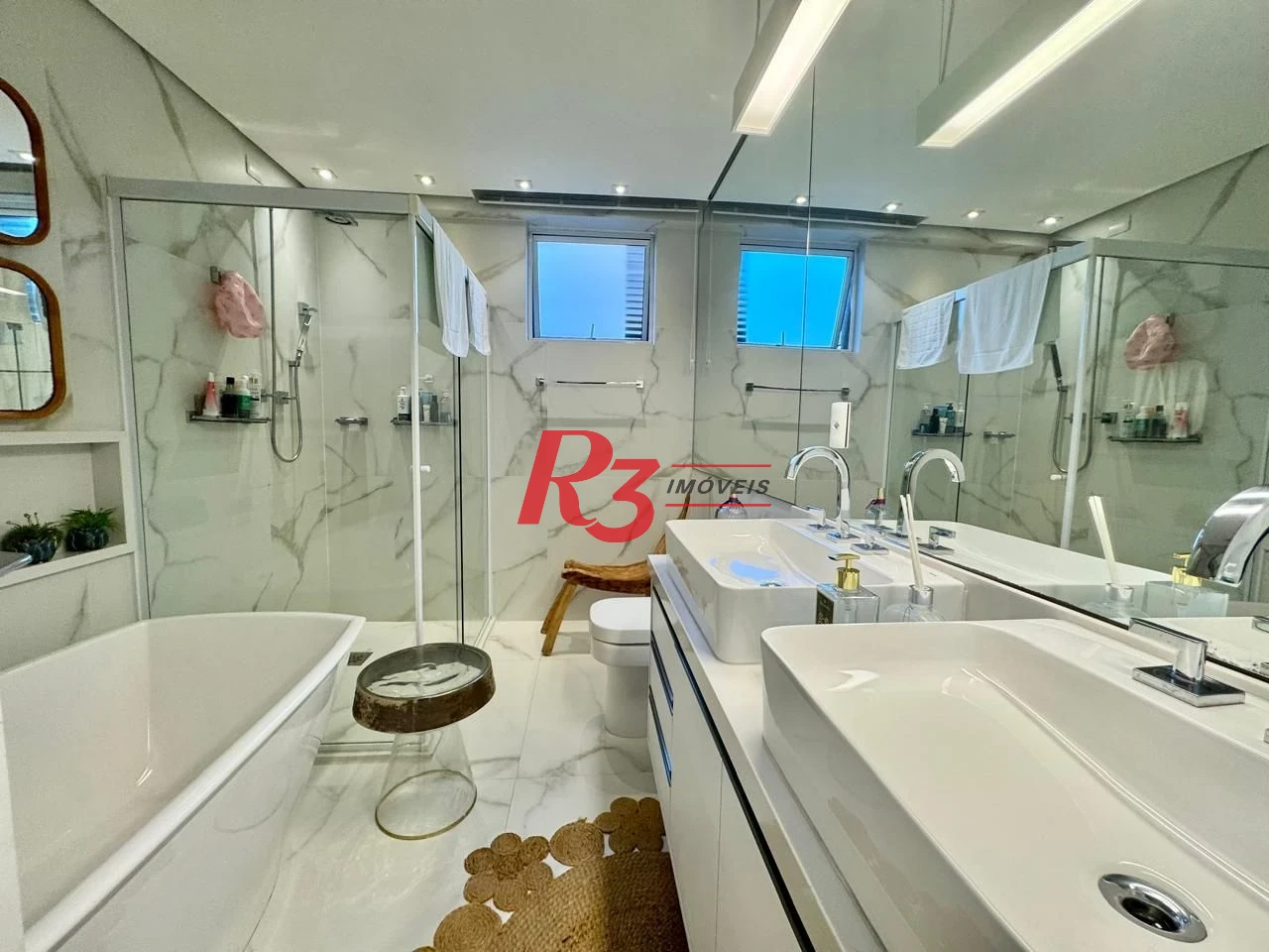 Apartamento Garden com 3 dormitórios à venda, 401 m² por R$ 4.500.000,00 - Vila Rica - Santos/SP