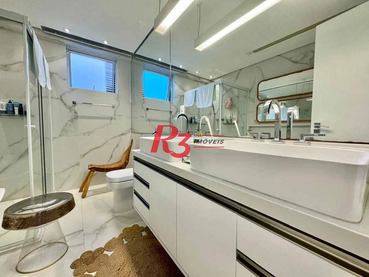 Apartamento Garden com 3 dormitórios à venda, 401 m² por R$ 4.500.000,00 - Vila Rica - Santos/SP