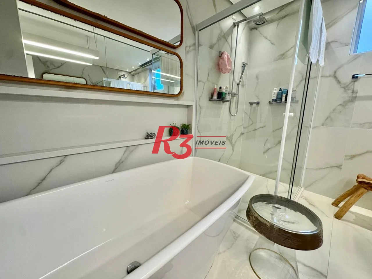 Apartamento Garden com 3 dormitórios à venda, 401 m² por R$ 4.500.000,00 - Vila Rica - Santos/SP