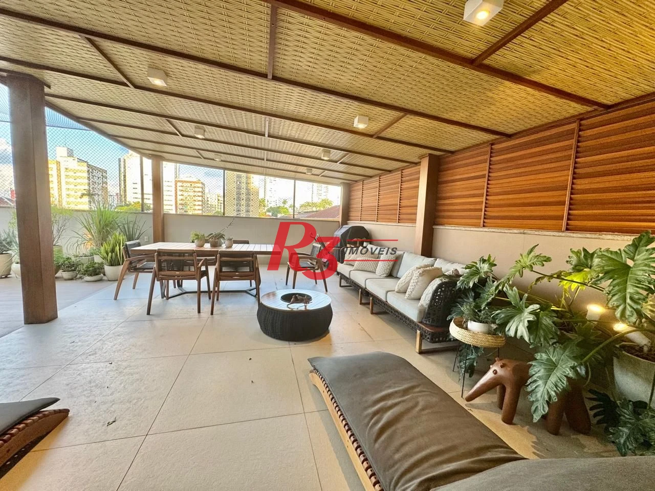 Apartamento Garden com 3 dormitórios à venda, 401 m² por R$ 4.500.000,00 - Vila Rica - Santos/SP
