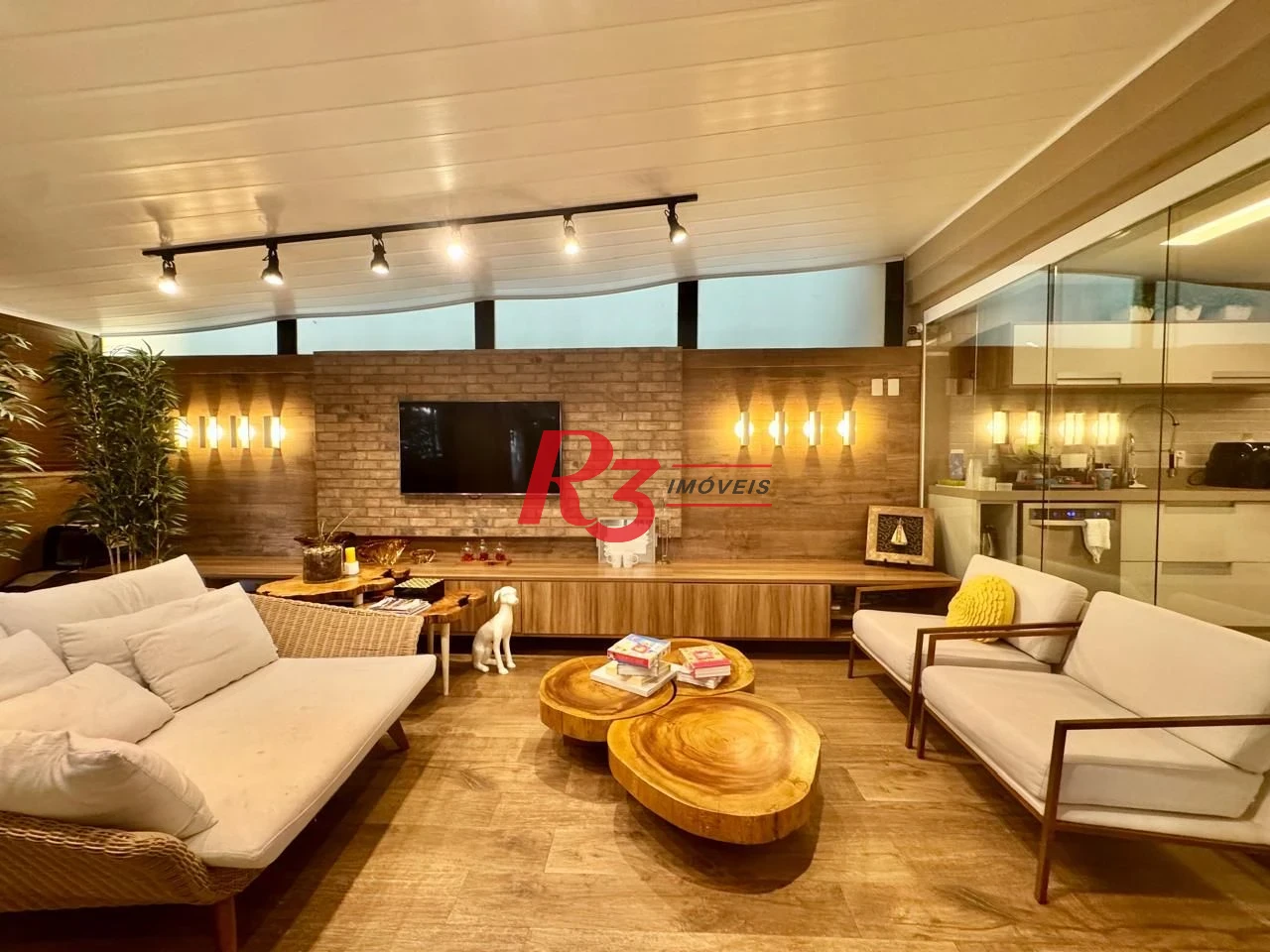 Apartamento Garden com 3 dormitórios à venda, 401 m² por R$ 4.500.000,00 - Vila Rica - Santos/SP