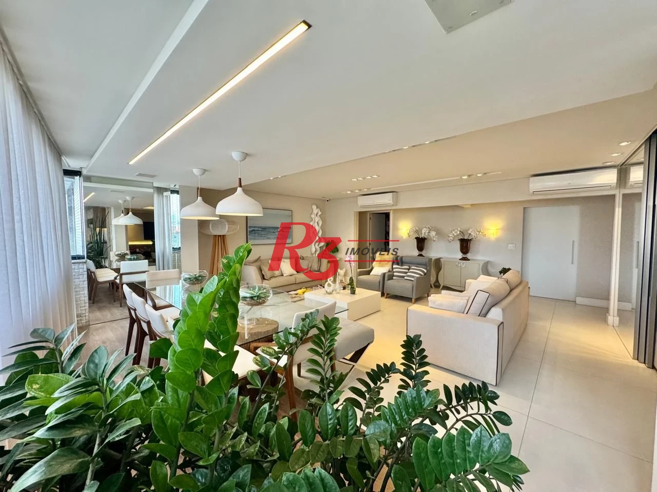 Apartamento Garden com 3 dormitórios à venda, 401 m² por R$ 4.500.000,00 - Vila Rica - Santos/SP