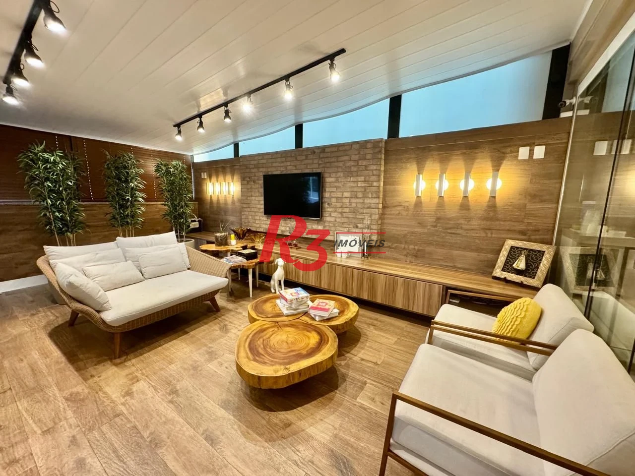 Apartamento Garden com 3 dormitórios à venda, 401 m² por R$ 4.500.000,00 - Vila Rica - Santos/SP