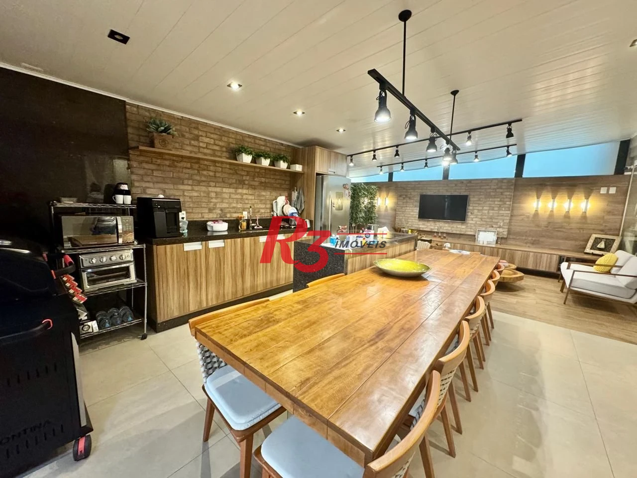 Apartamento Garden com 3 dormitórios à venda, 401 m² por R$ 4.500.000,00 - Vila Rica - Santos/SP