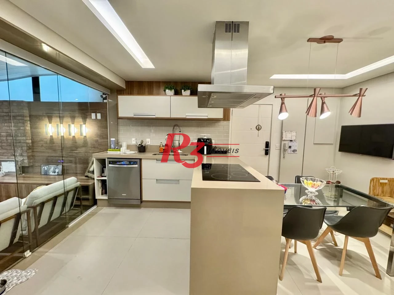 Apartamento Garden com 3 dormitórios à venda, 401 m² por R$ 4.500.000,00 - Vila Rica - Santos/SP