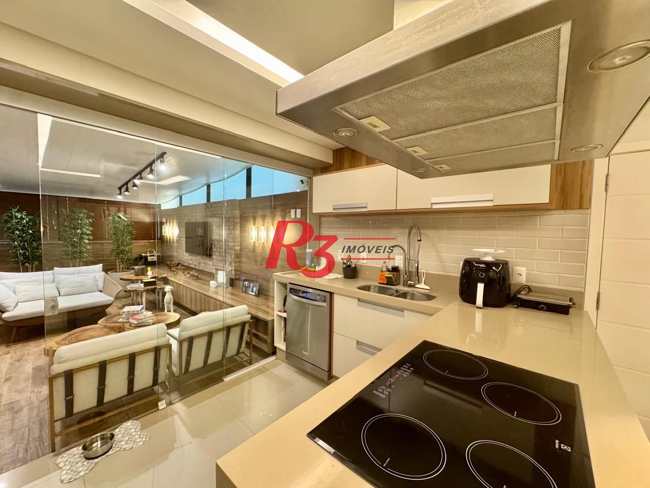 Apartamento Garden com 3 dormitórios à venda, 401 m² por R$ 4.500.000,00 - Vila Rica - Santos/SP