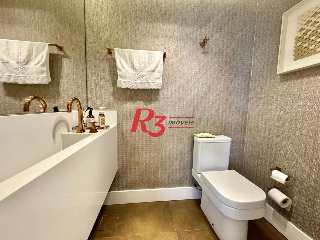 Apartamento Garden com 3 dormitórios à venda, 401 m² por R$ 4.500.000,00 - Vila Rica - Santos/SP