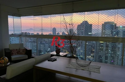 Apartamento com 3 dormitórios à venda, 132 m² por R$ 1.930.000,00 - Ponta da Praia - Santos/SP