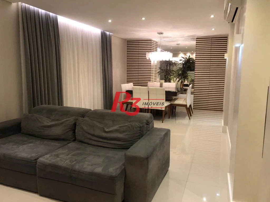 Apartamento com 3 dormitórios à venda, 132 m² por R$ 1.930.000,00 - Ponta da Praia - Santos/SP