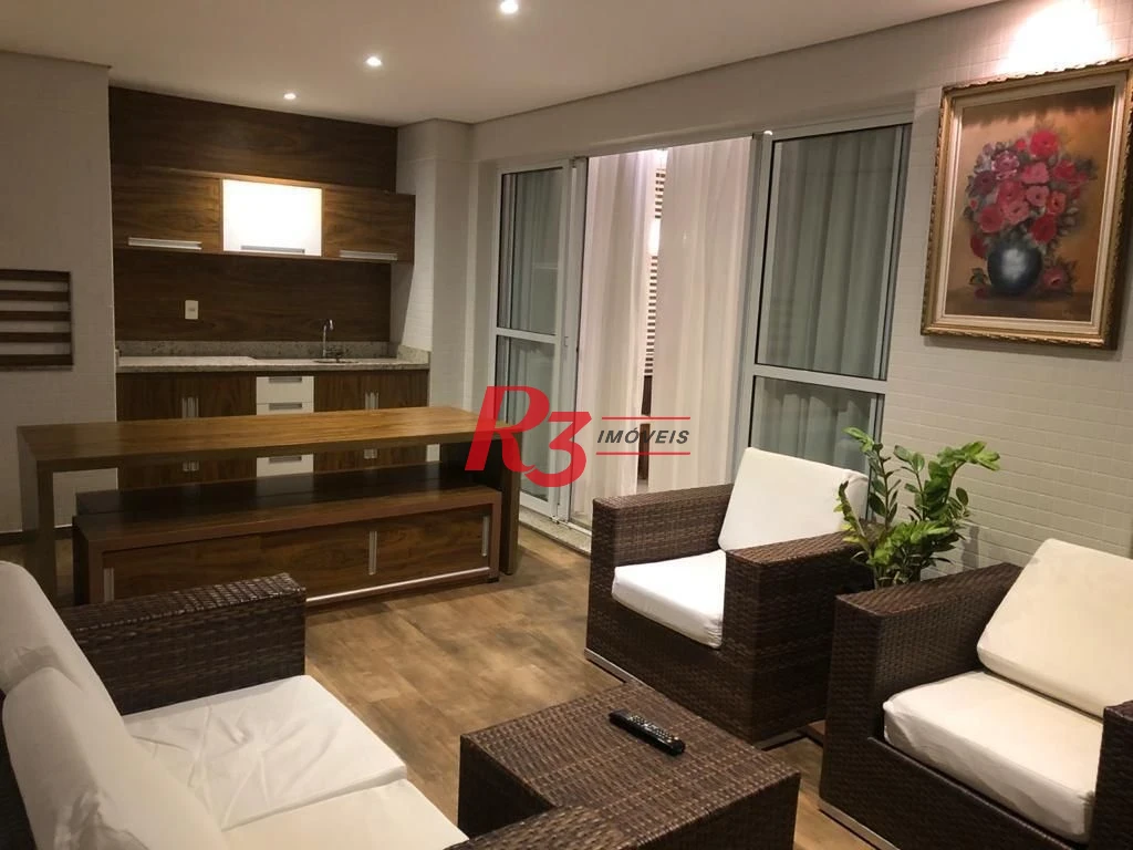 Apartamento com 3 dormitórios à venda, 132 m² por R$ 1.930.000,00 - Ponta da Praia - Santos/SP