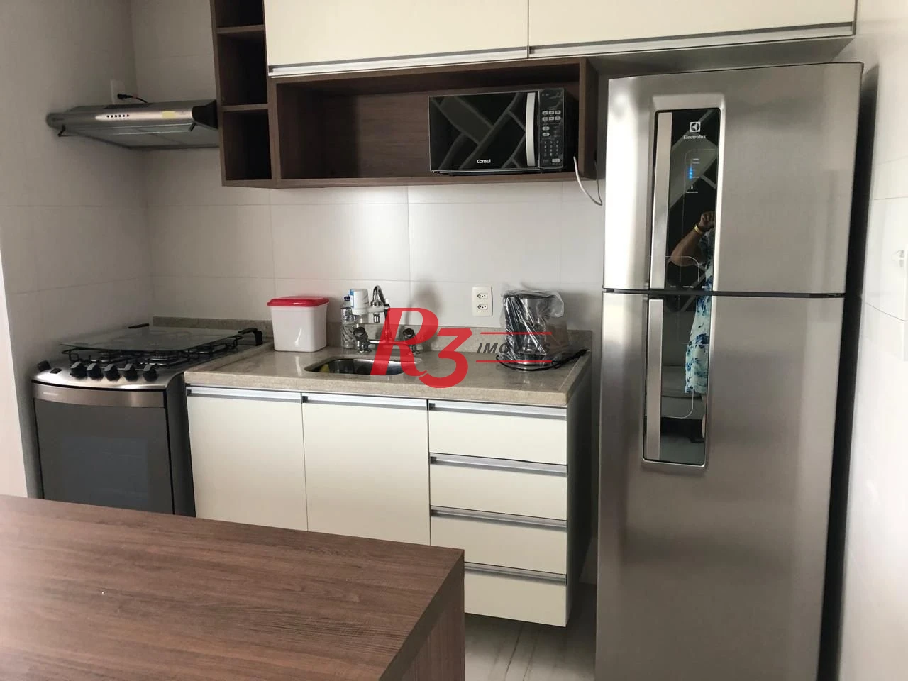 Apartamento com 1 dormitório para alugar, 47 m² por R$ 5.000,00/mês - Boqueirão - Santos/SP