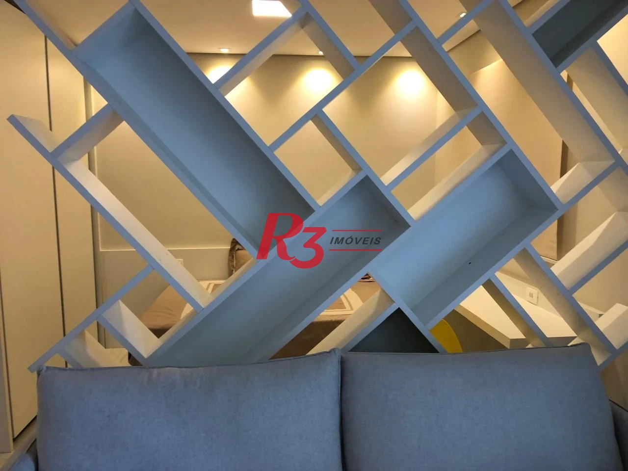 Apartamento com 1 dormitório para alugar, 47 m² por R$ 5.000,00/mês - Boqueirão - Santos/SP