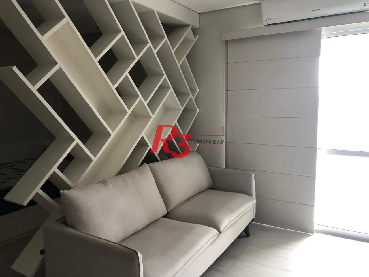 Apartamento para alugar, 47 m² por R$ 5.000,00/mês - Boqueirão - Santos/SP