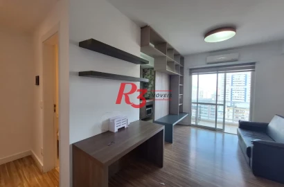 Apartamento para alugar, 47 m² por R$ 5.000,00/mês - Boqueirão - Santos/SP