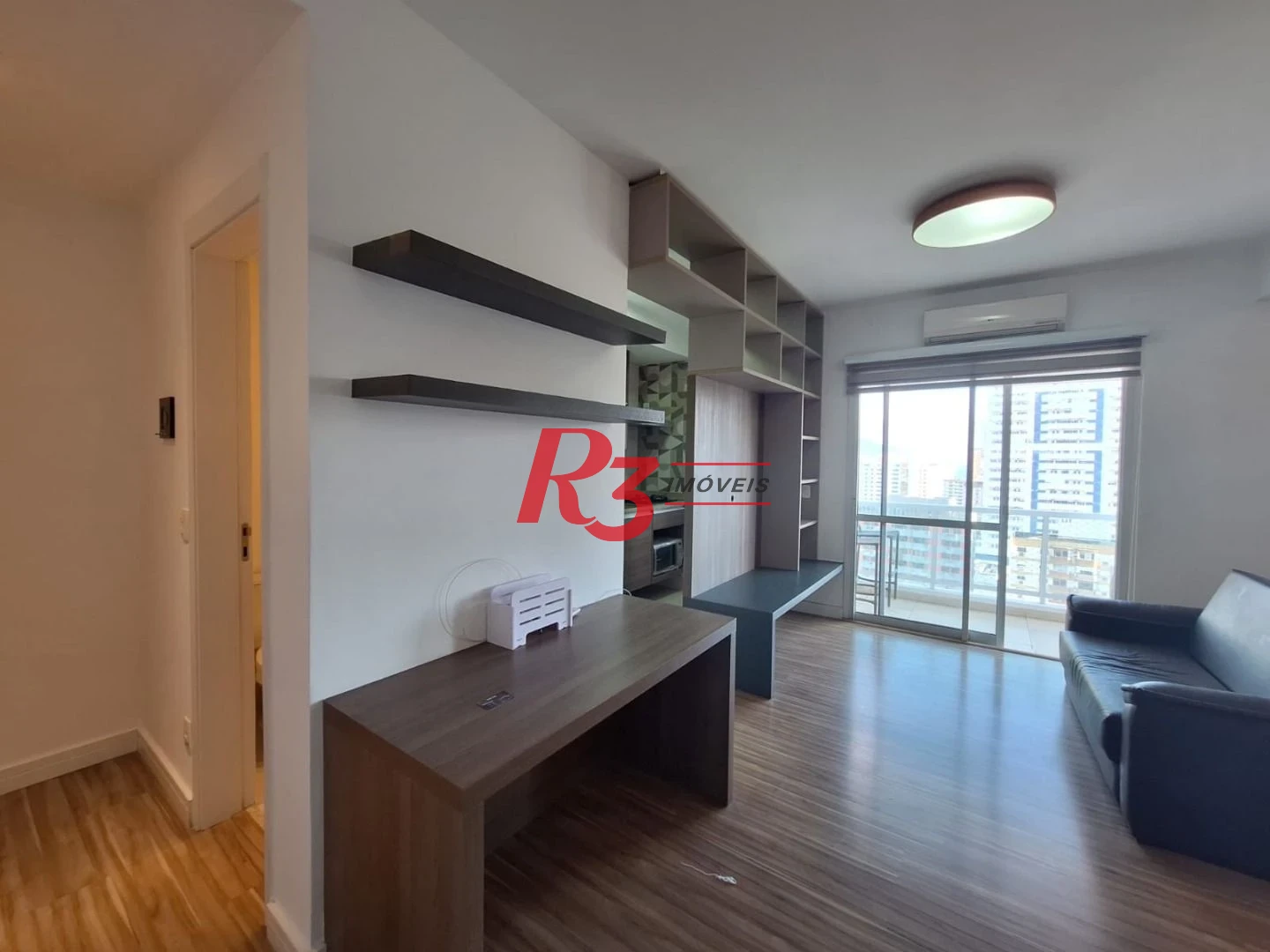 Apartamento para alugar, 47 m² por R$ 5.000,00/mês - Boqueirão - Santos/SP