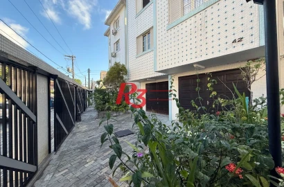Apartamento com 2 dormitórios à venda, 70 m² por R$ 370.000,00 - Campo Grande - Santos/SP