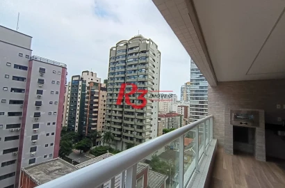 Apartamento com 2 dormitórios à venda, 83 m² por R$ 1.450.000,00 - Embaré - Santos/SP