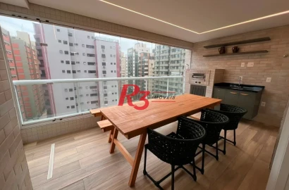 Apartamento com 2 dormitórios à venda, 83 m² por R$ 1.550.000,00 - Embaré - Santos/SP