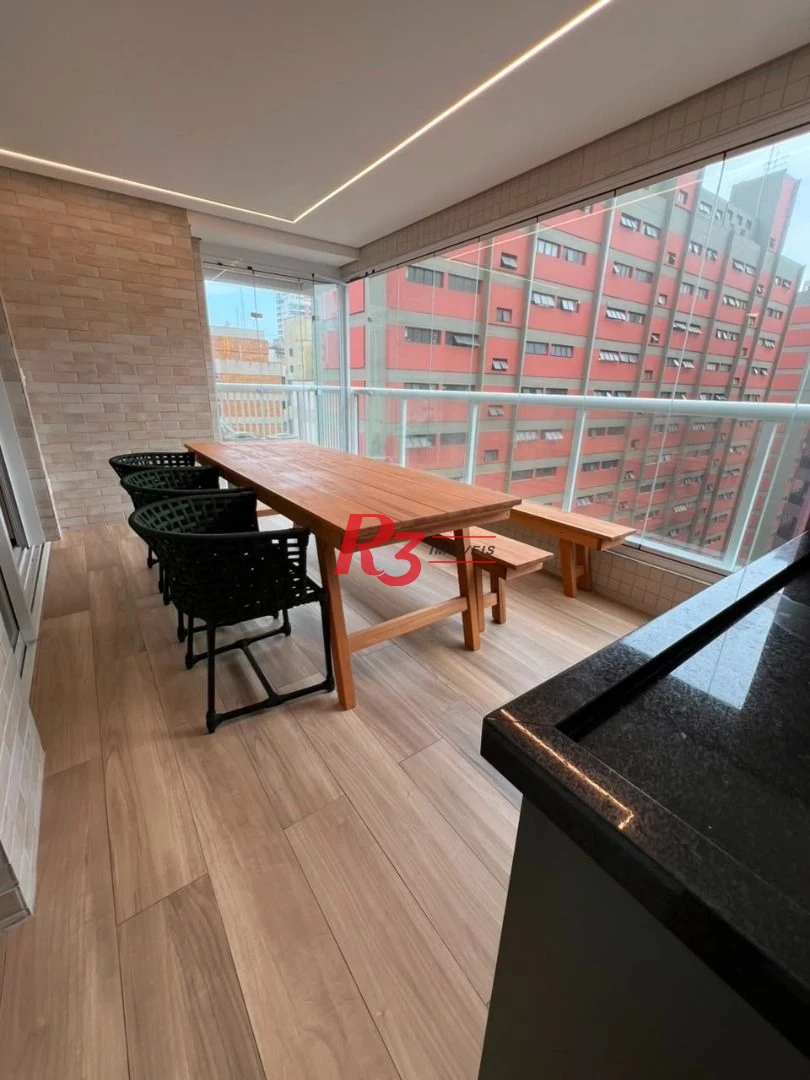 Apartamento com 2 dormitórios à venda, 83 m² por R$ 1.550.000,00 - Embaré - Santos/SP