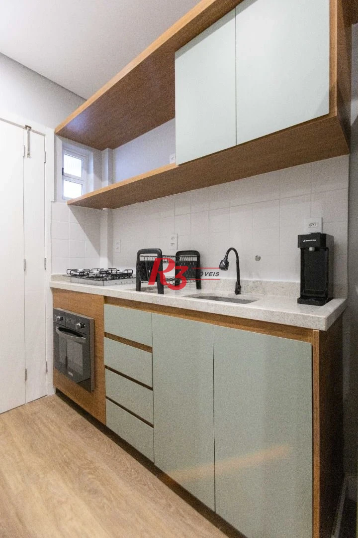 Apartamento com 1 dormitório à venda, 30 m² por R$ 349.000,00 - Gonzaga - Santos/SP