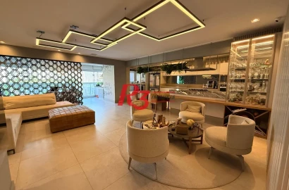 Apartamento Garden à venda, 219 m² por R$ 3.500.000,00 - Boqueirão - Santos/SP