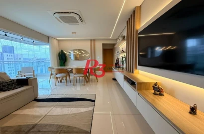 Apartamento à venda, 157 m² por R$ 2.490.000,00 - Embaré - Santos/SP