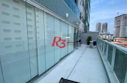 Apartamento Garden com 2 dormitórios à venda, 120 m² por R$ 1.700.000,00 - Ponta da Praia - Santos/SP