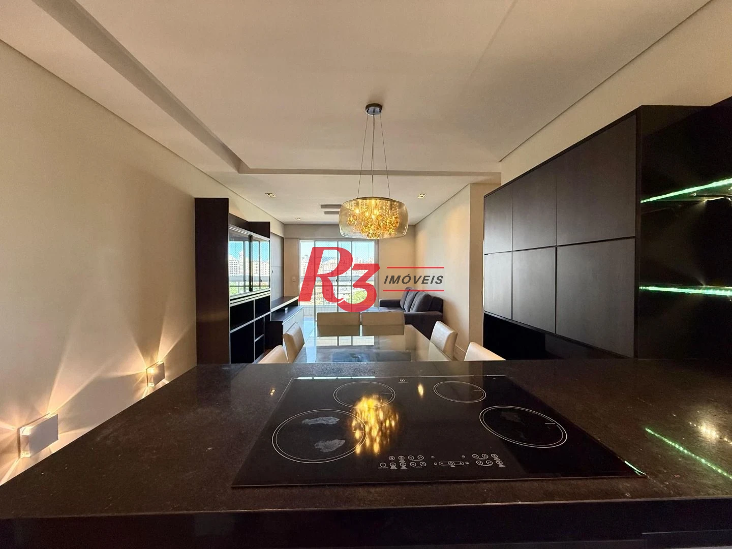 Apartamento para alugar, 86 m² por R$ 6.500,00/mês - Macuco - Santos/SP