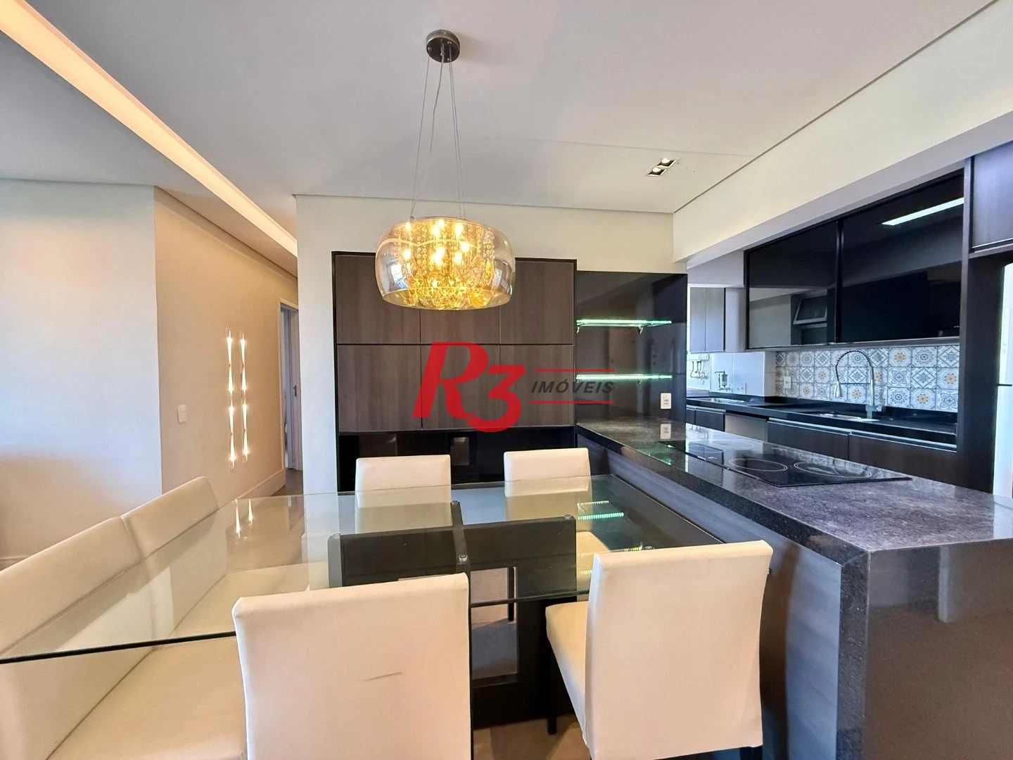 Apartamento para alugar, 86 m² por R$ 6.500,00/mês - Macuco - Santos/SP