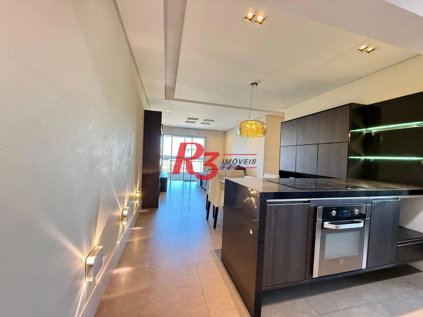 Apartamento para alugar, 86 m² por R$ 6.500,00/mês - Macuco - Santos/SP