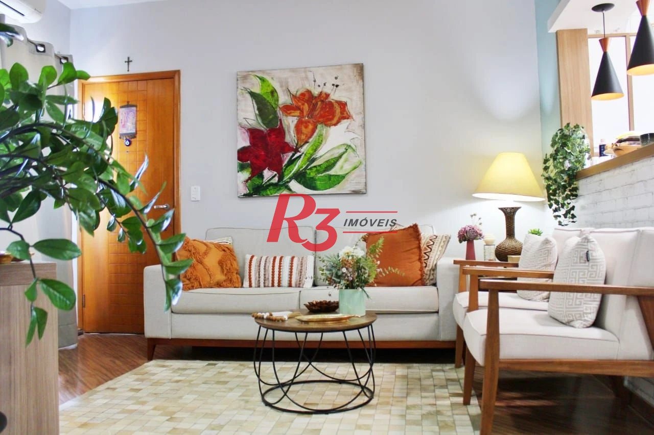 Apartamento com 3 dormitórios à venda, 110 m² por R$ 920.000,00 - Aparecida - Santos/SP
