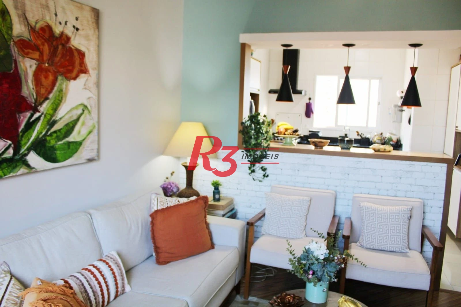 Apartamento com 3 dormitórios à venda, 110 m² por R$ 920.000,00 - Aparecida - Santos/SP