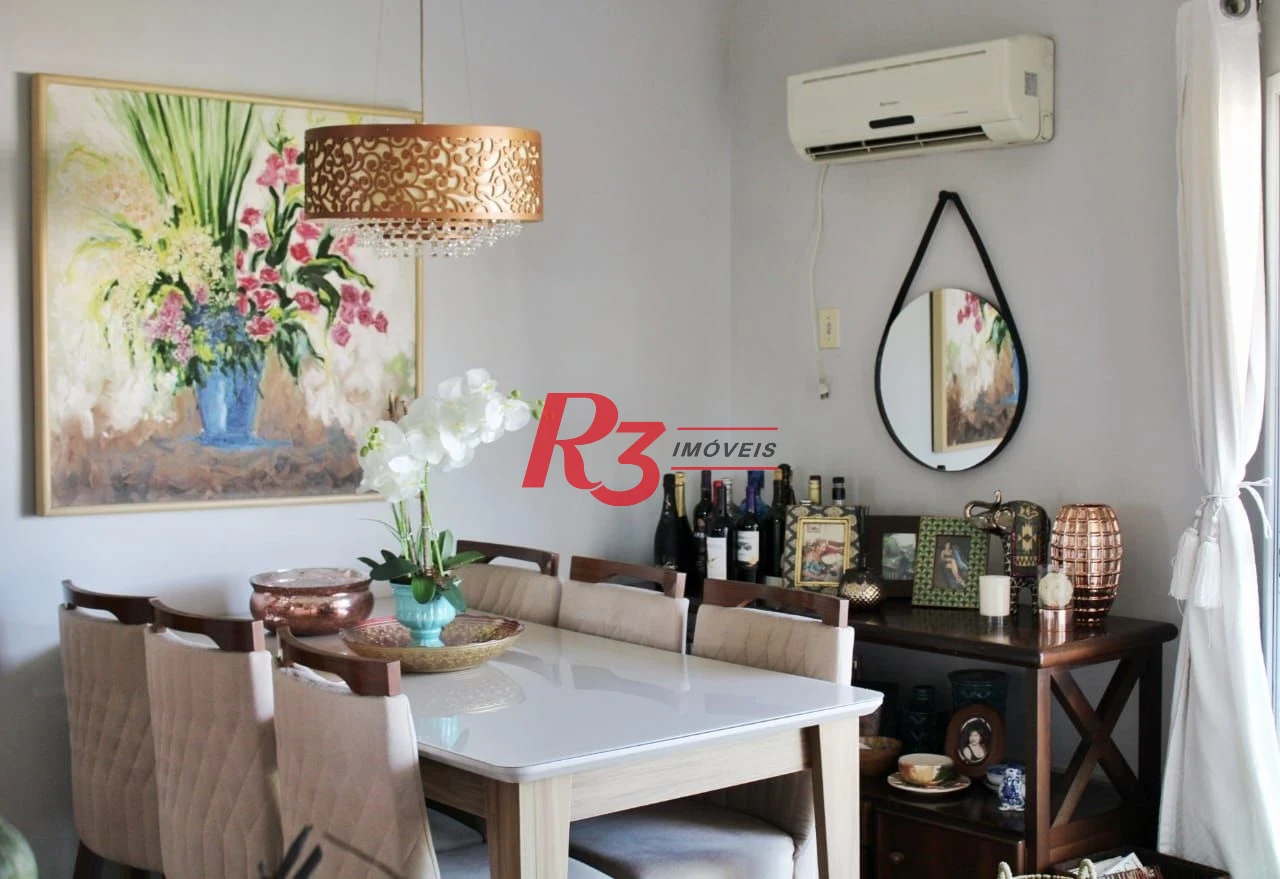 Apartamento com 3 dormitórios à venda, 110 m² por R$ 920.000,00 - Aparecida - Santos/SP