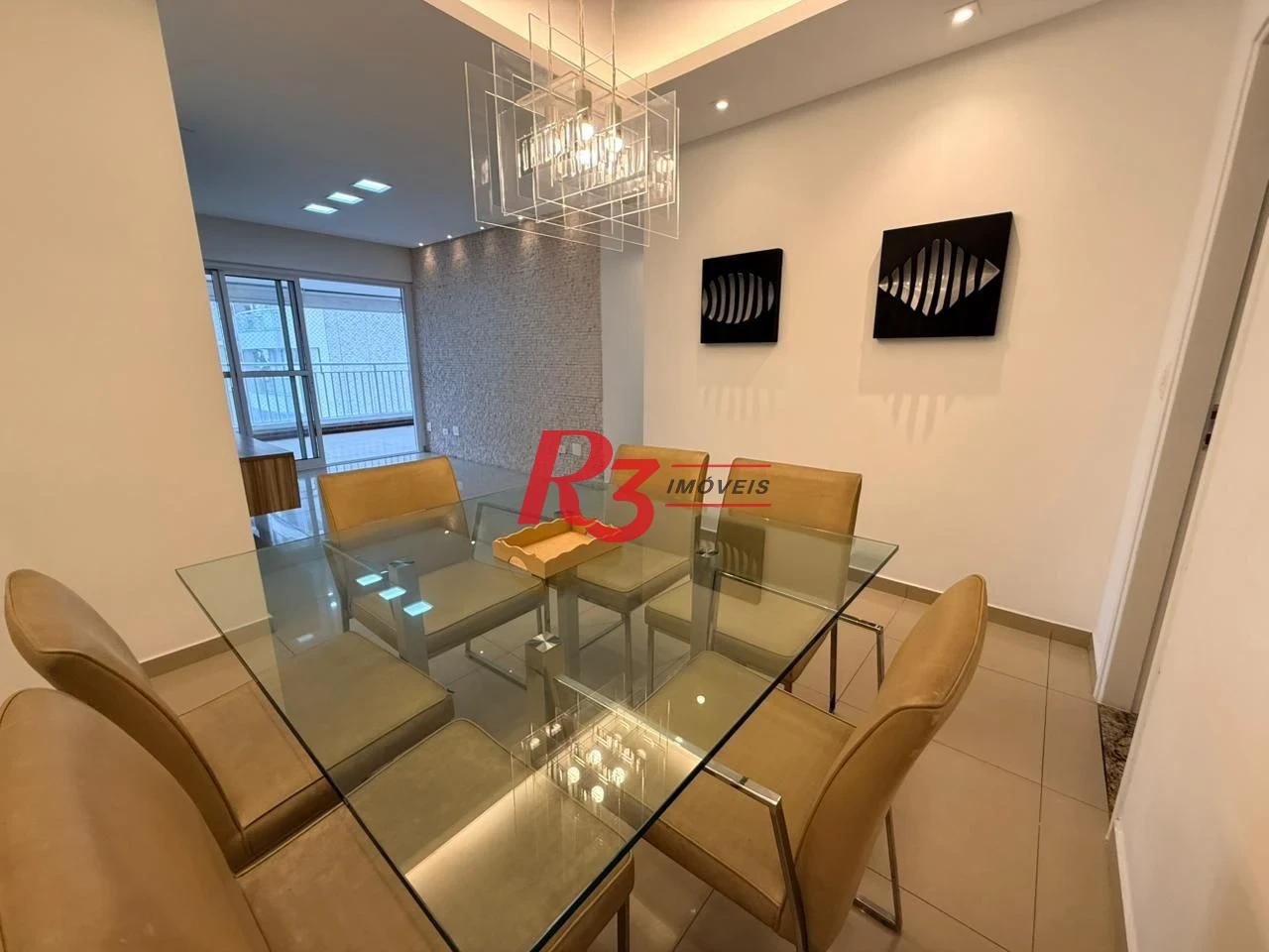 Apartamento com 3 dormitórios para alugar, 124 m² por R$ 11.000,02/mês - Boqueirão - Santos/SP