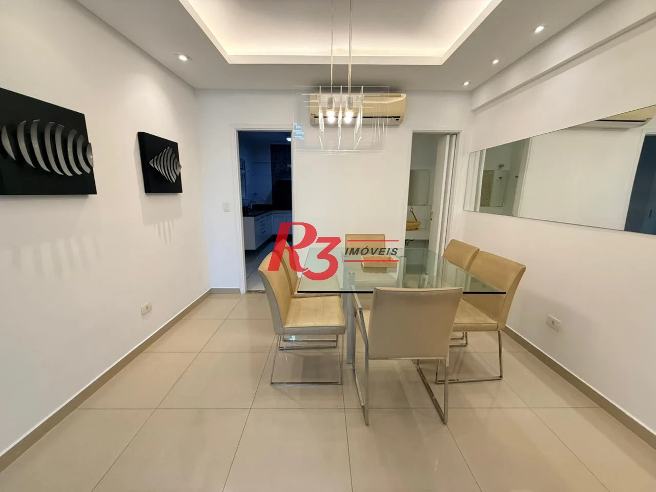 Apartamento com 3 dormitórios para alugar, 124 m² por R$ 11.000,02/mês - Boqueirão - Santos/SP