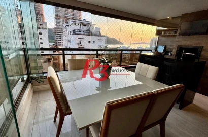 Apartamento com 3 dormitórios à venda, 111 m² por R$ 1.490.000,00 - Ponta da Praia - Santos/SP