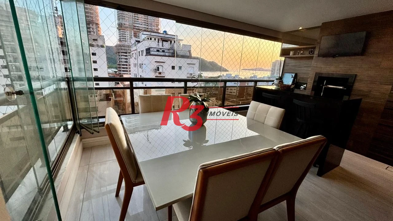 Apartamento com 3 dormitórios à venda, 111 m² por R$ 1.490.000,00 - Ponta da Praia - Santos/SP