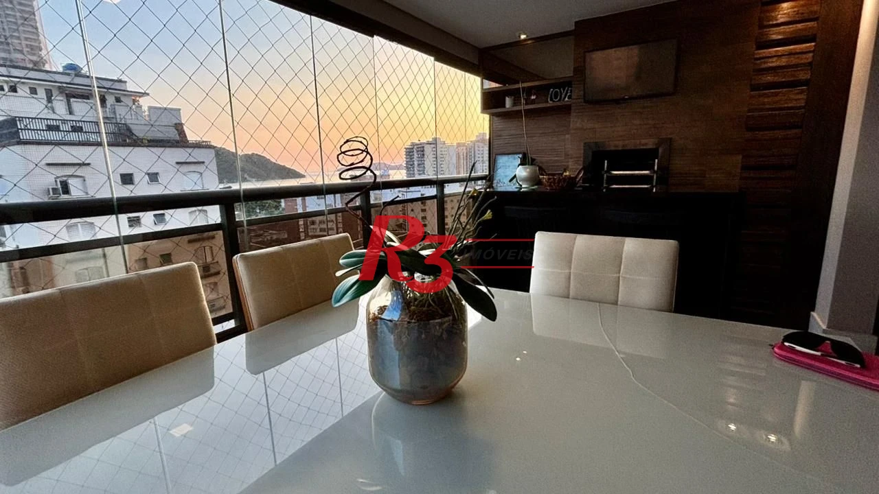 Apartamento com 3 dormitórios à venda, 111 m² por R$ 1.490.000,00 - Ponta da Praia - Santos/SP