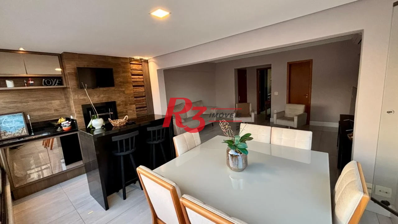 Apartamento com 3 dormitórios à venda, 111 m² por R$ 1.490.000,00 - Ponta da Praia - Santos/SP