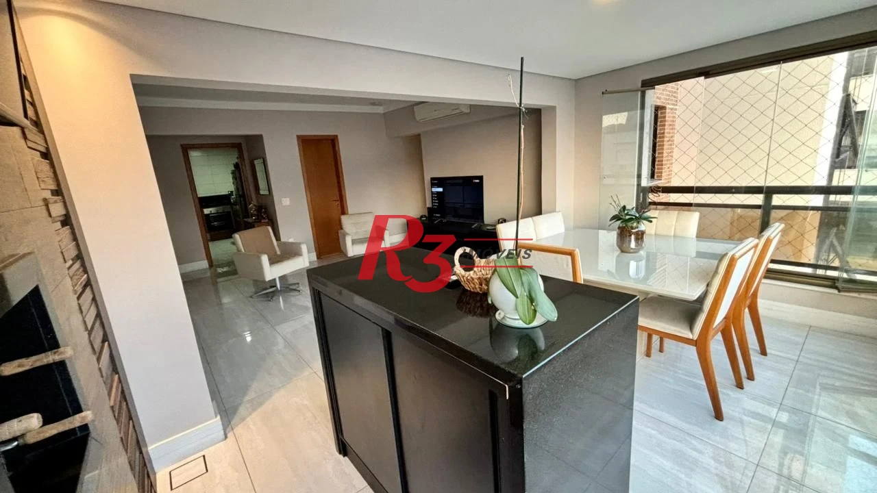 Apartamento com 3 dormitórios à venda, 111 m² por R$ 1.490.000,00 - Ponta da Praia - Santos/SP