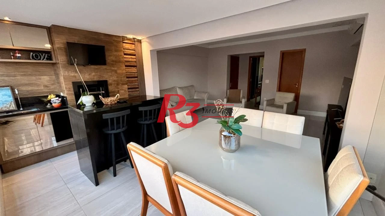 Apartamento com 3 dormitórios à venda, 111 m² por R$ 1.490.000,00 - Ponta da Praia - Santos/SP