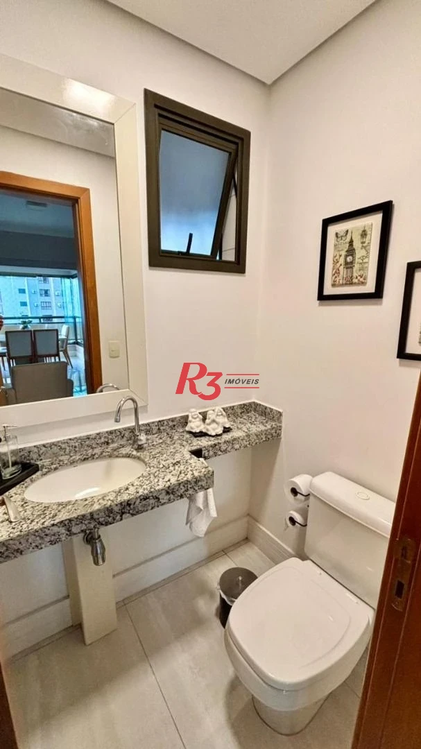 Apartamento com 3 dormitórios à venda, 111 m² por R$ 1.490.000,00 - Ponta da Praia - Santos/SP