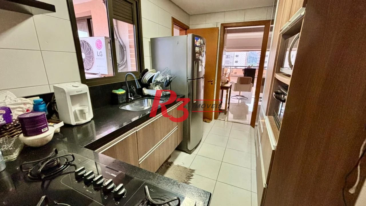 Apartamento com 3 dormitórios à venda, 111 m² por R$ 1.490.000,00 - Ponta da Praia - Santos/SP