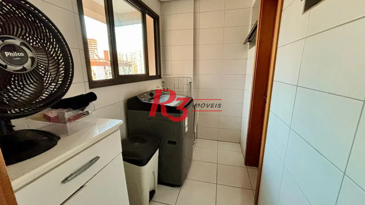 Apartamento com 3 dormitórios à venda, 111 m² por R$ 1.490.000,00 - Ponta da Praia - Santos/SP