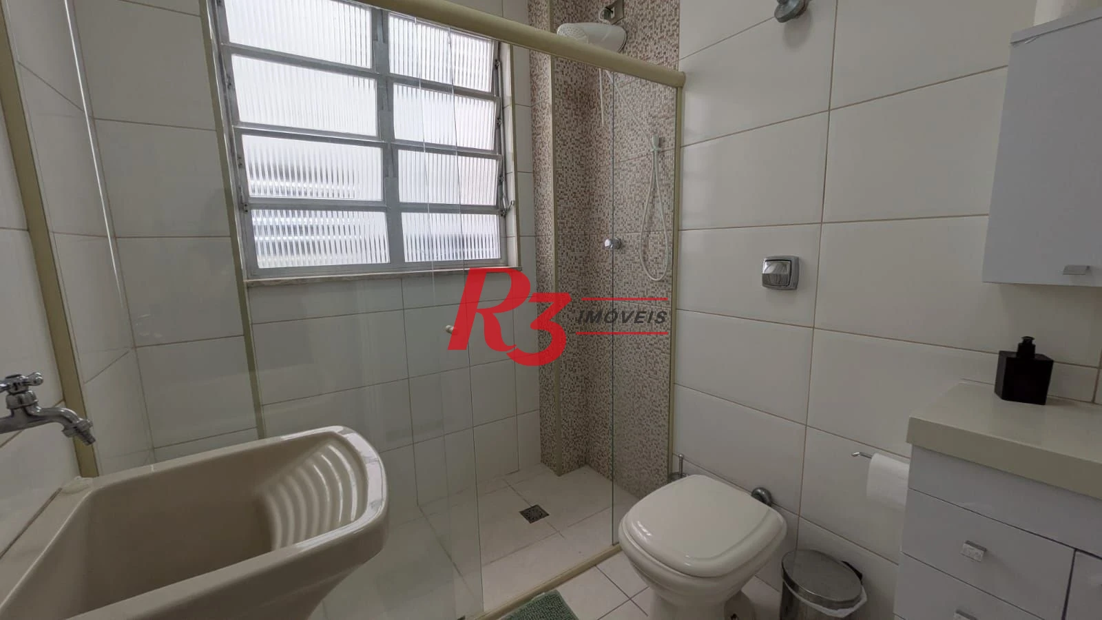 Apartamento com 1 dormitório para alugar, 55 m² por R$ 3.500,00/mês - José Menino - Santos/SP