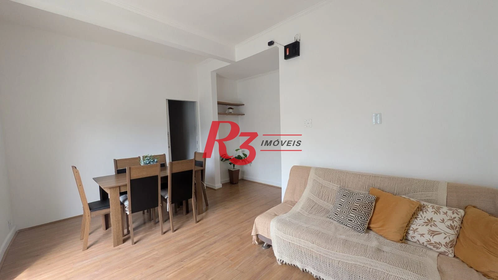 Apartamento com 1 dormitório para alugar, 55 m² por R$ 3.500,00/mês - José Menino - Santos/SP