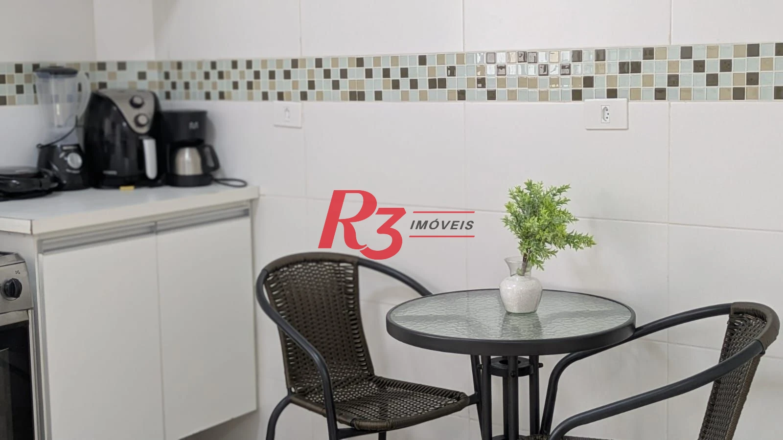 Apartamento com 1 dormitório para alugar, 55 m² por R$ 3.500,00/mês - José Menino - Santos/SP