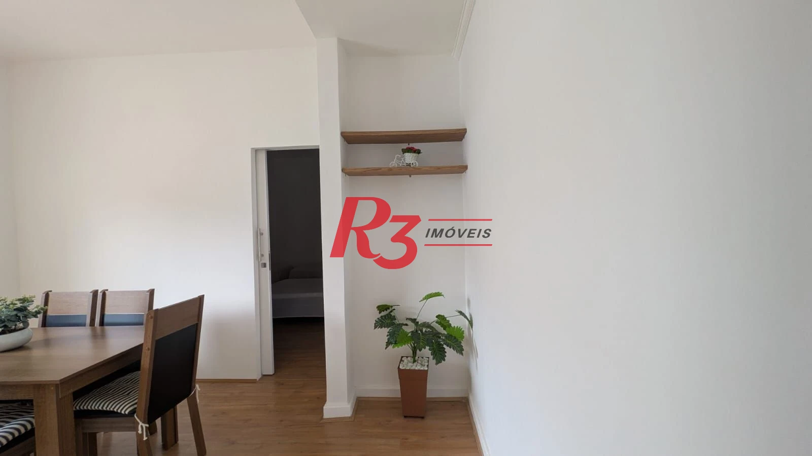 Apartamento com 1 dormitório para alugar, 55 m² por R$ 3.500,00/mês - José Menino - Santos/SP